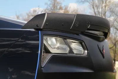 C7 Corvette ConceptZ Supercharged Z06 Nowicki Carbon Fiber OE-style Rear Spoiler Wicker Only, No Spoiler